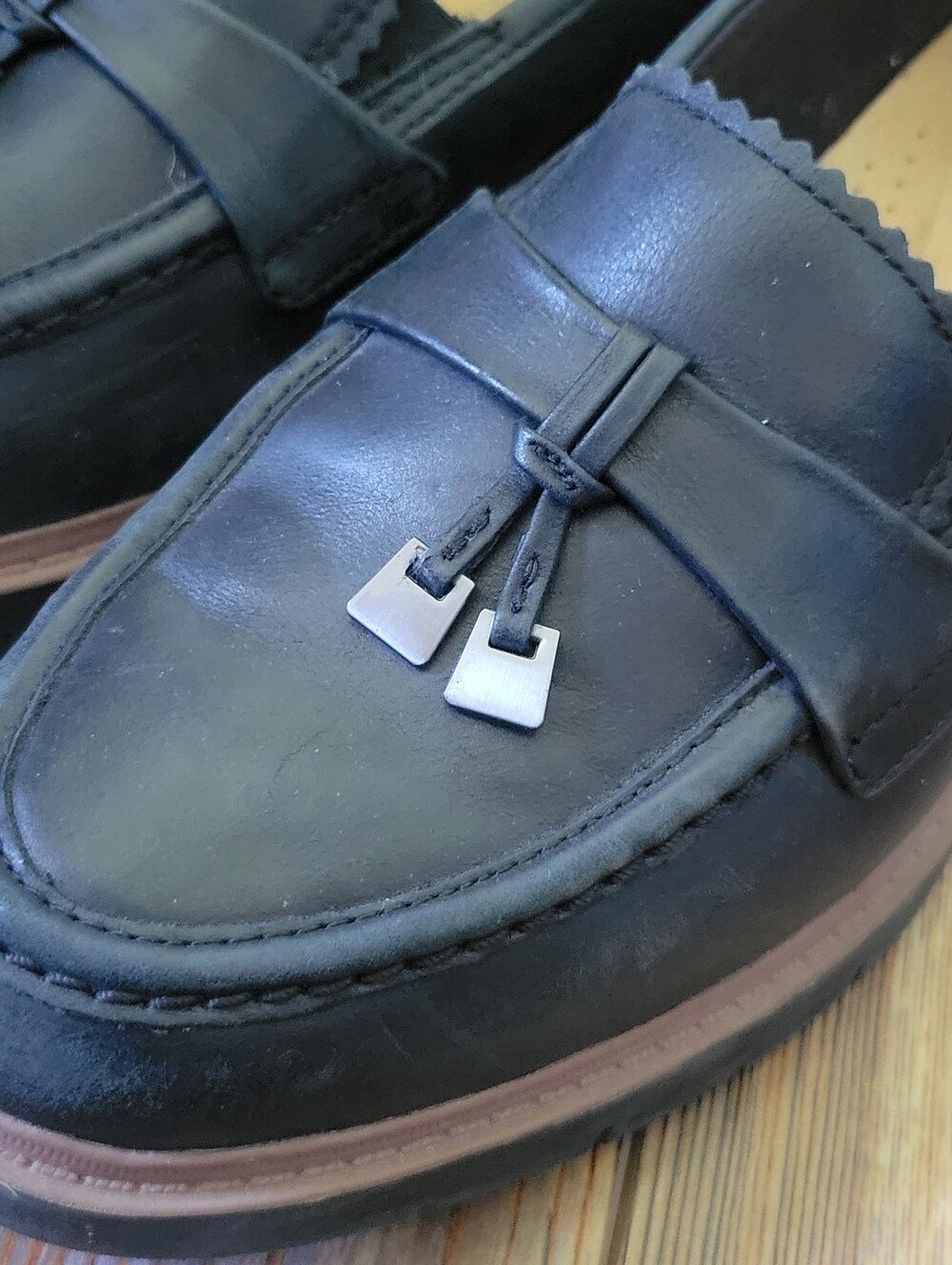 Clarks Collection Womens Size 10 Westlynn Bella Dress Loafers Black - Picture 9 of 11